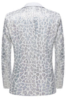 Load image into Gallery viewer, Sparkly Sequins Black Golden 2 Piece Prom Men&#39;s Suits