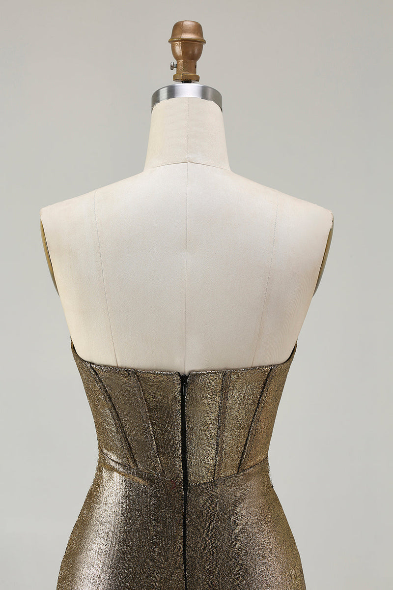 Load image into Gallery viewer, Sparkly Fuchsia Mermaid Beaded Long Corset Prom Dress