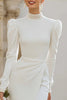 Load image into Gallery viewer, Sparkly Ivory Short Bodycon Bridal Shower Dress with Slit