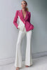 Load image into Gallery viewer, 2 Piece White Notched Lapel Prom Suits with Pockets