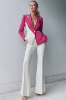 Load image into Gallery viewer, 2 Piece White Notched Lapel Prom Suits with Pockets