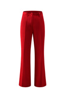 Load image into Gallery viewer, 2 Piece Red Long Sleeves Notched Lapel Prom Suits with Pockets