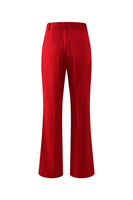 Load image into Gallery viewer, 2 Piece Red Long Sleeves Notched Lapel Prom Suits with Pockets