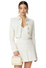 Load image into Gallery viewer, 2 Piece White Single Breasted A Line Short Tweed Interview Outfits