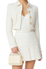 Load image into Gallery viewer, 2 Piece White Single Breasted A Line Short Tweed Interview Outfits
