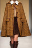Load image into Gallery viewer, Tweed Brown Single Breasted Women Blazer