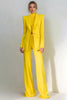Load image into Gallery viewer, 2 Piece Yellow Peak Lapel One Button Long Sleeves Prom Suits
