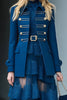 Load image into Gallery viewer, Dark Blue Prom Long Sleeves Blazer with Buttons
