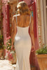 Load image into Gallery viewer, Ivory Mermaid Floor-Length Ruched Wedding Dress
