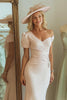Load image into Gallery viewer, Candy Pink Bodycon One Shoulder Midi Mother of the Bride Dress with Sleeves