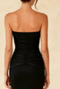 Load image into Gallery viewer, Simple Black Strapless Mermaid Maxi Formal Dress