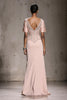 Load image into Gallery viewer, Sparkly Light Pink Beaded Mermaid Long Formal Dress with Slit