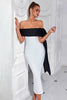 Load image into Gallery viewer, White Mermaid Off the Shoulder Prom Dress with Slit