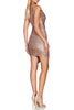 Load image into Gallery viewer, Sparkly Champagne One Shoulder Tight Short Prom Dress with Sash