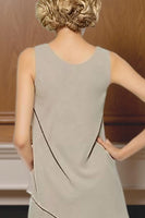 Load image into Gallery viewer, 3 Piece Black Long Sleeves Mother of the Bride Pant Suits with Sleeves