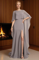 Load image into Gallery viewer, Dusk Long Sheath Mother of the Bride Dress with Slit