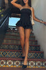 Load image into Gallery viewer, Black Bodycon Polka Dots Ruffled Mini Birthday Dress