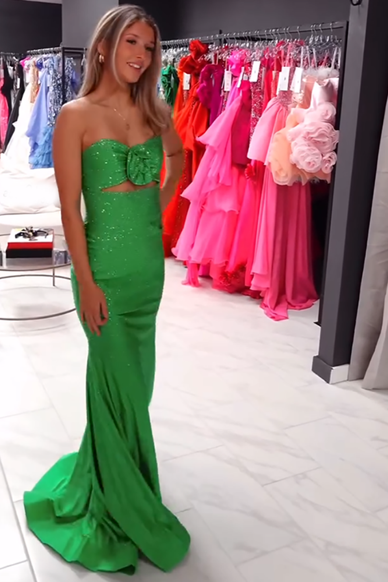 Load image into Gallery viewer, Sparkly Fuchsia Sweetheart Mermaid Long Prom Dress with Beading