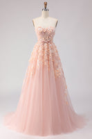 Load image into Gallery viewer, Purple Off the Shoulder Floral A Line Long Prom Dress with Bow