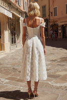 Load image into Gallery viewer, Ivory Cold Shoulder Floral Maxi Engagement Dress