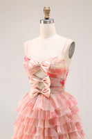 Load image into Gallery viewer, Sunset A Line Long Ruffled Prom Dress with Slit