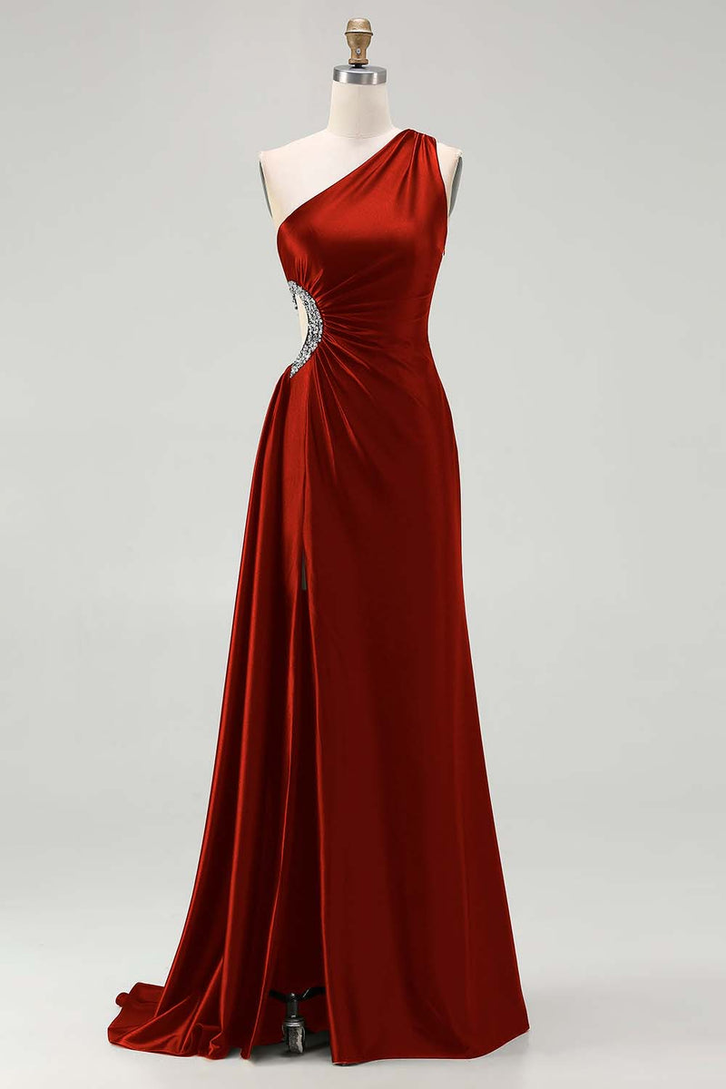 Load image into Gallery viewer, Sparkly Black Cut Out Long Prom Dress with Rhinestones