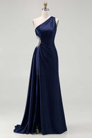 Load image into Gallery viewer, Sparkly Black Cut Out Long Prom Dress with Rhinestones