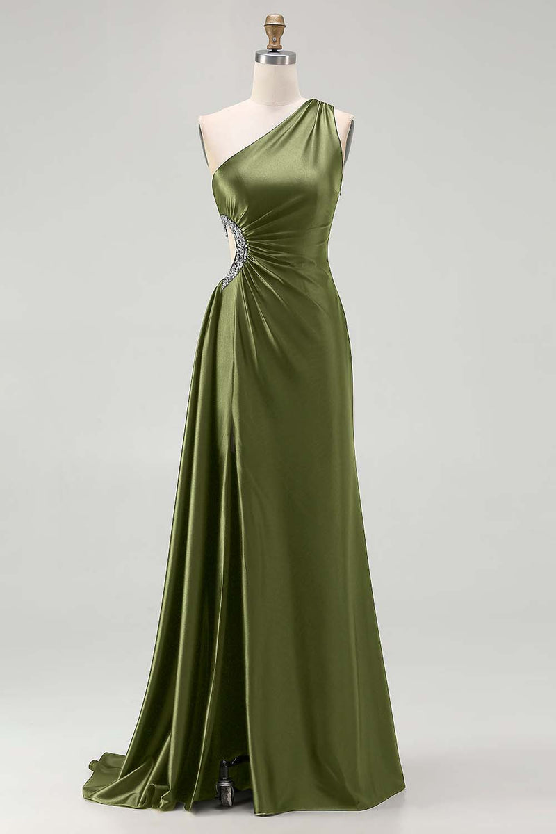 Load image into Gallery viewer, Sparkly Black Cut Out Long Prom Dress with Rhinestones