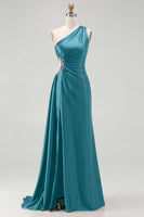 Load image into Gallery viewer, Sparkly Black Cut Out Long Prom Dress with Rhinestones