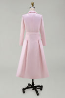 Load image into Gallery viewer, Dark Green A Line Peak Lapel Midi Blazer Dress