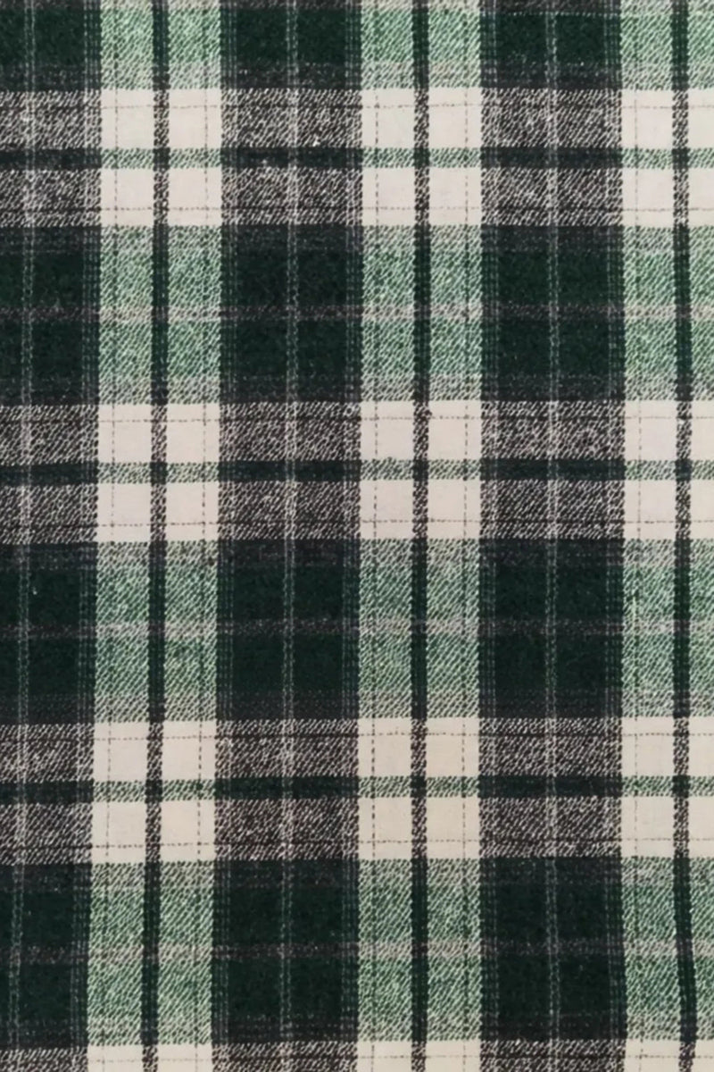 Load image into Gallery viewer, 2 Piece Black and Green Peak Lapel Grid Men Prom Suits