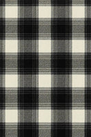 Load image into Gallery viewer, 2 Piece Black and White Notched Lapel Grid Men Prom Suits