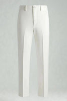 Load image into Gallery viewer, 2 Piece Black and White Notched Lapel Grid Men Prom Suits