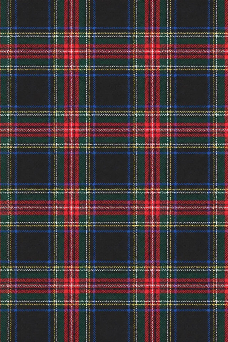 Load image into Gallery viewer, 2 Piece Black and White Notched Lapel Grid Men Prom Suits