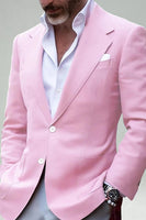 Load image into Gallery viewer, Blush Two Button Notched Lapel Men&#39;s Blazer