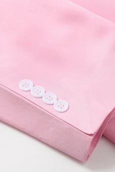 Blush Two Button Notched Lapel Men's Blazer