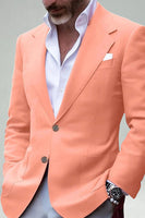 Load image into Gallery viewer, Blush Two Button Notched Lapel Men&#39;s Blazer