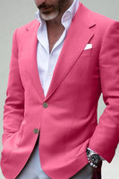 Load image into Gallery viewer, Blush Two Button Notched Lapel Men&#39;s Blazer