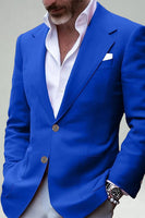Load image into Gallery viewer, Blush Two Button Notched Lapel Men&#39;s Blazer