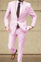 Load image into Gallery viewer, 2 Piece Khaki Single Breasted Men&#39;s Prom Suits with Sleeves