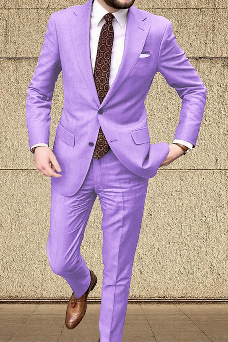 Load image into Gallery viewer, 2 Piece Khaki Single Breasted Men&#39;s Prom Suits with Sleeves