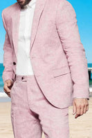 Load image into Gallery viewer, 2 Piece Champagne Single Breasted Men Prom Suits