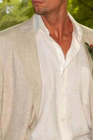 Load image into Gallery viewer, Ivory 2 Piece Notched Lapel Single Breasted Men Prom Suits