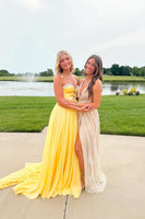 Load image into Gallery viewer, Sparkly Fuchsia Keyhole Long Beaded Prom Dress with Bows