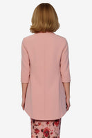 Load image into Gallery viewer, 2 Piece Dusty Rose Bodycon Floral Midi Mother of the Bride Dress with Jacket
