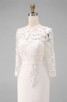 Load image into Gallery viewer, Dusty Rose Floral Bodycon Midi Mother of the Bride Dress with Sleeves