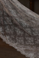 Load image into Gallery viewer, Ivory Tier Long Wedding Lace Veil