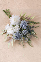 Load image into Gallery viewer, Artificial Hand Holding Flower White Bridal Bouquet