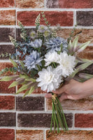 Load image into Gallery viewer, Artificial Hand Holding Flower White Bridal Bouquet