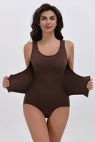 Load image into Gallery viewer, Push Up Coffee Tummy Control Buckle Waist Shapewear